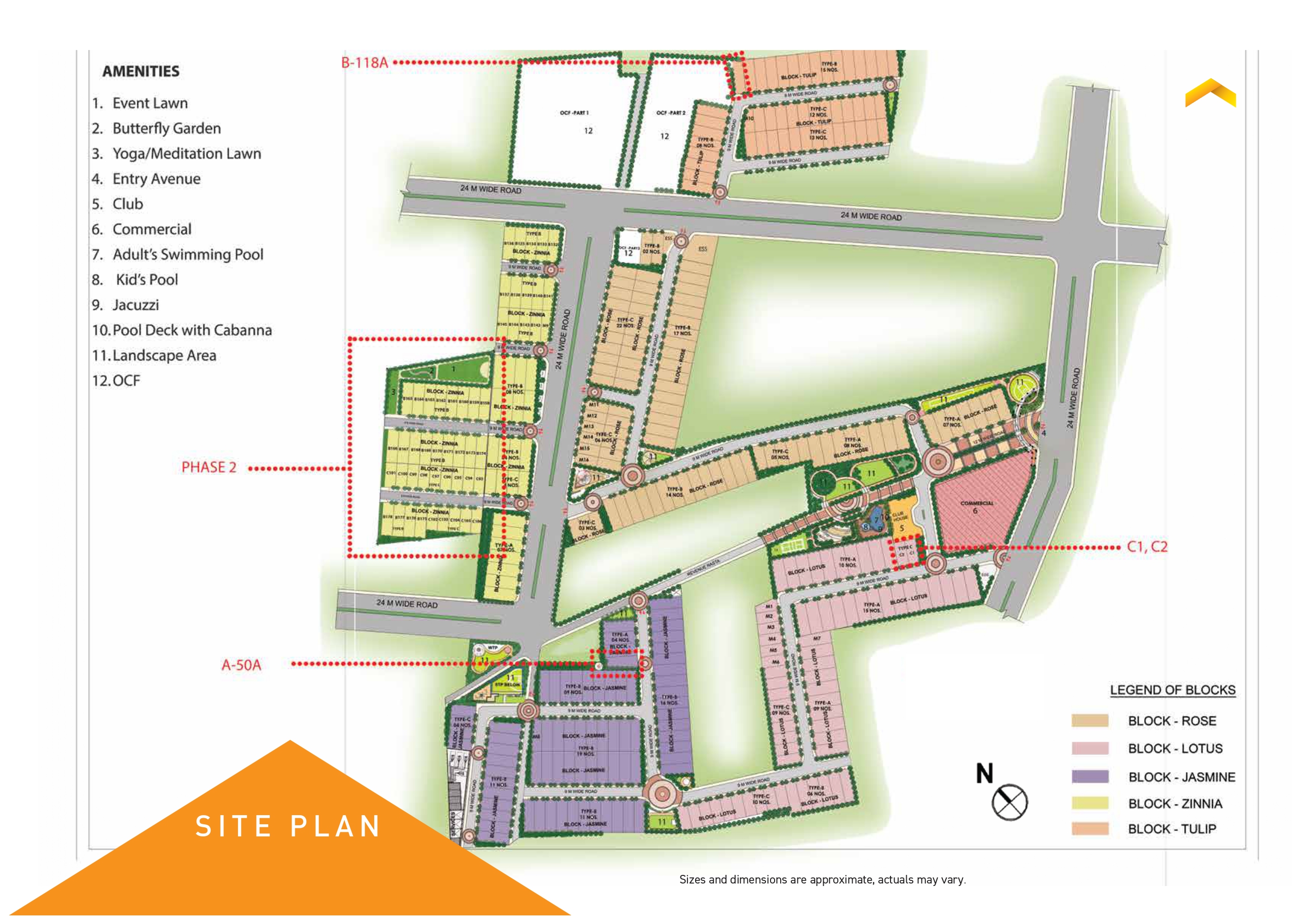 Master Layout Plan — plot at MM Devasthanam 1A